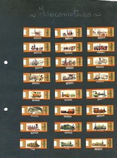 48 CIGAR RINGS - LOCOMOTIVES