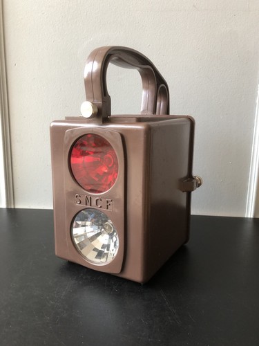 Vintage lampe sncf - train, phare