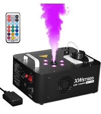 1000W Vertical Fog Machine Wireless Stage Party Wedding Fogger with LED Light