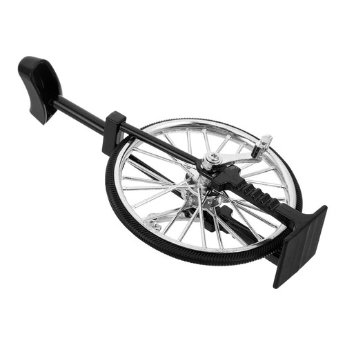 Black alloy mini unicycle - alloy,