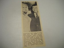 JOI LANSING Scopitone film artist... 1966 music biz promo pic/text