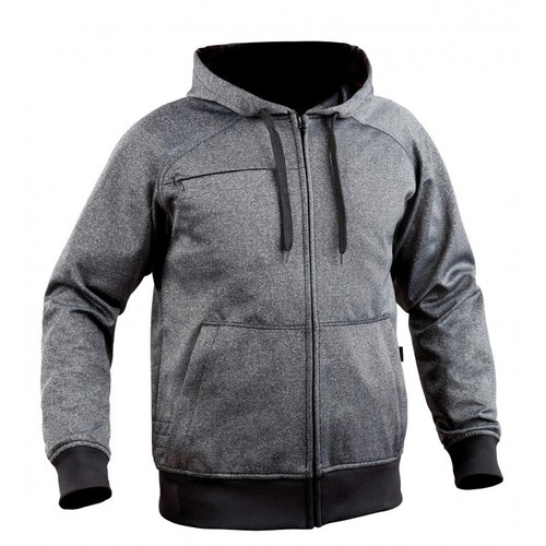 Sweat zippé ghost gris noir - sweat,