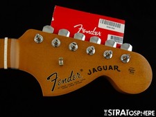 Fender Vintera II 70s RI Jaguar NECK + TUNERS Late 70s "C", Block Inlays Maple