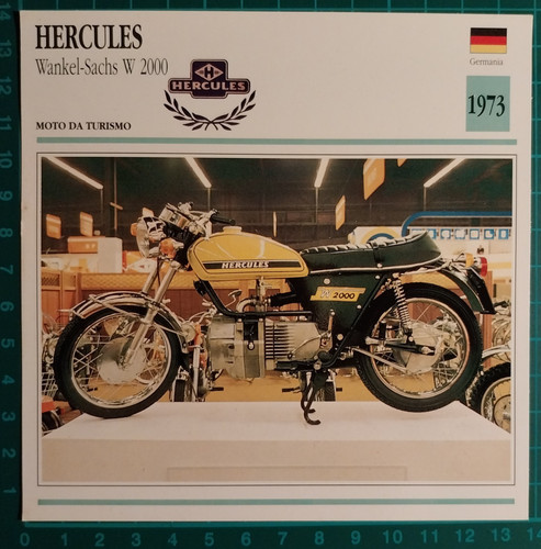 Photo moto hercules wankel - hercules,