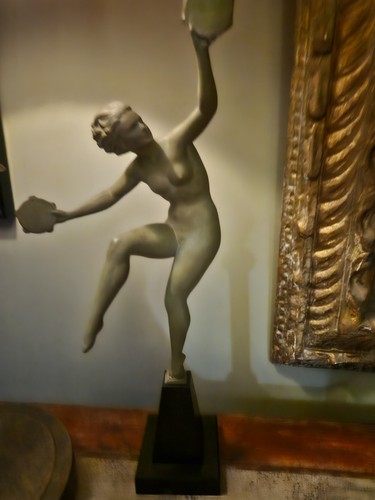 Statue femme art déco - statue,