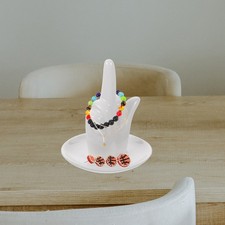  Main Porte Bijoux Plaque De Rangement Bac À Porte-bijoux Céramique