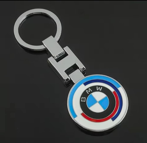 Porte clé rond - bmw, neuf