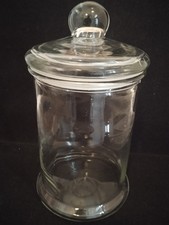 GRAND BOCAL ou POT A PHARMACIE en VERRE - Ht.29,5cm