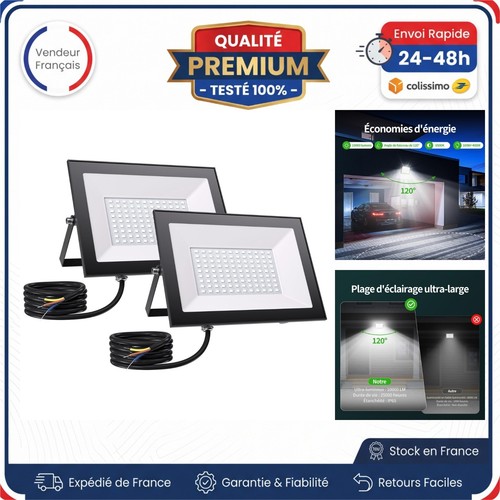 Projecteur led extérieur 100w - extérieur,