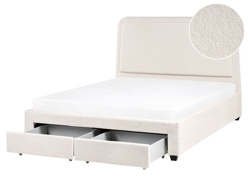 Lit scandinave bouclé 160 - en,