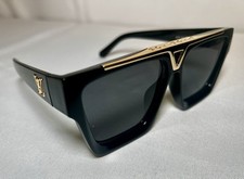 Louis Vuitton 1.1 Evidence Sunglasses Black And Gold FAST Shipping!!!