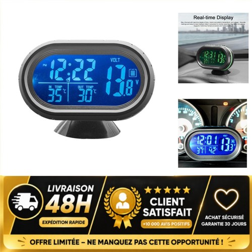Shkalacar horloge numérique - horloge,