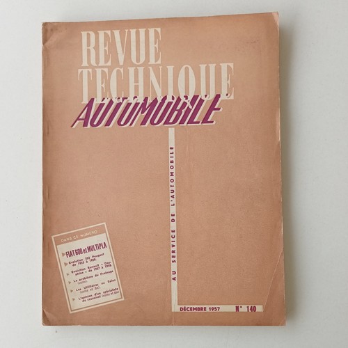 Revue technique automobile - revue,