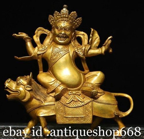 Vieux tibet cuivre doré - 8.4",