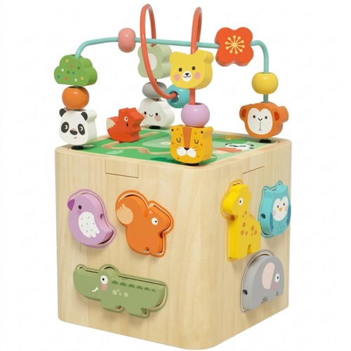 Cube activités bois - cube, d'activités