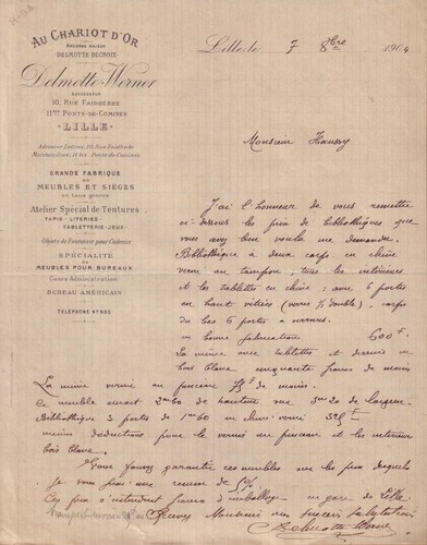 Lille lettre delmotte - delmotte, werner