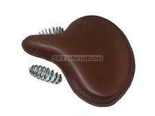 Selle en cuir pur marron de