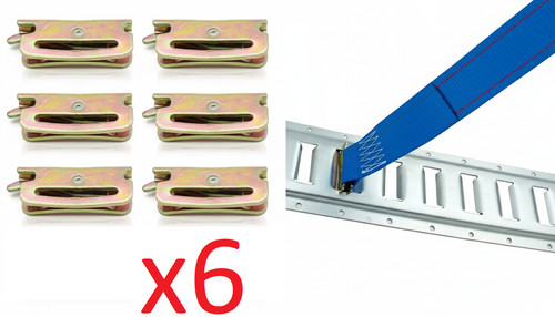 Ancre rail pour sangle - x6, de
