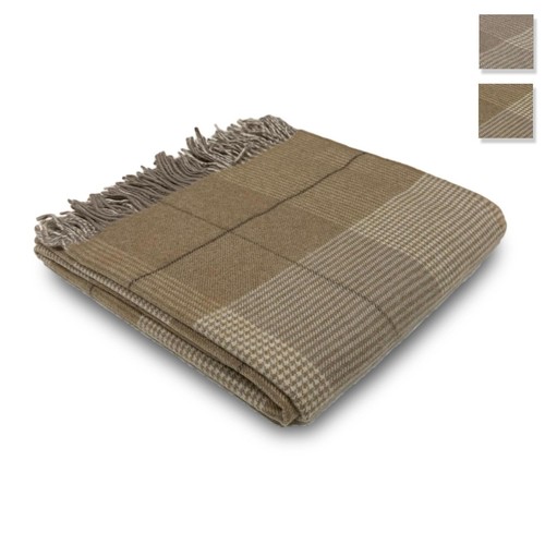 Plaid 100 laine - 100%, vierge