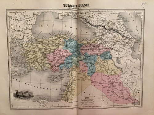 Carte ancienne la turquie - carte,