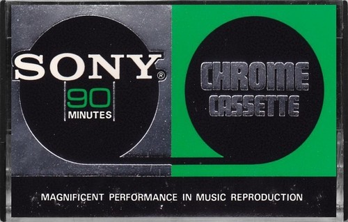 Sony chrome cassette - sony,
