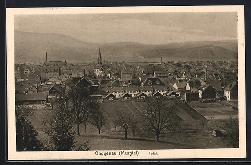 Carte postale gaggenau vue - carte,