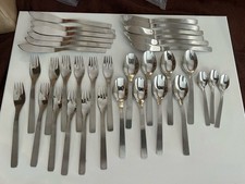 35 Stainless Steel Hercules INOX lot /set Spoons Dinner Knives Forks