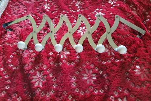 Vintage coat rack hooks - vintage,