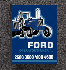 2600 3600 4100 4600 Tractor Instructions Owners Maintenance Manual Fits Ford