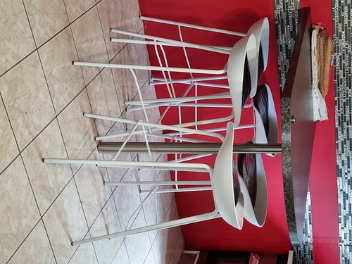 Table haute bar avec banc - bar, 5