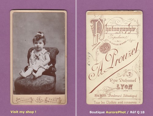 Cdv prouzet paris - prouzet, paris/lyon