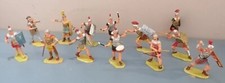 Antique Roman Elastolin Figures 40mm Starlux British Aludo Cofalu Toy 