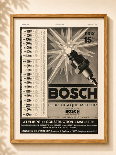 Pub ancienne bosch 1929 - bosch,