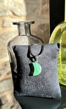 Collier Lune Aventurine verte