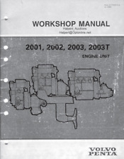 Volvo Penta 2001 2002 2003 2003T Service Manual | MAILED CD OR USB