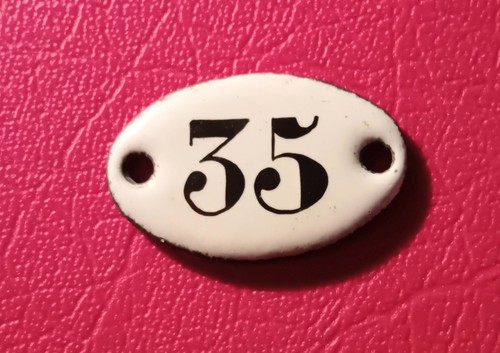 Ancienne petite plaque - ancienne,