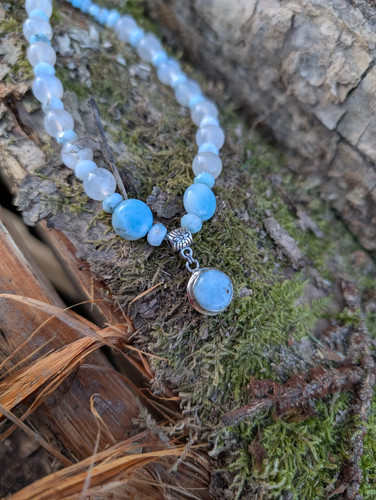 Collier larimar et - collier,