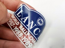 Lancia HF Delta intégral World Rally Champion vinyle autocollants