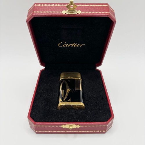 Briquet gaz cartier gold 2c - à,