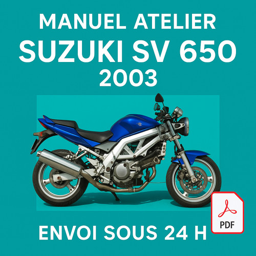 Manuel atelier suzuki - suzuki, sv