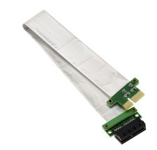 Riser PCI EXPRESS 1x - NAPPES BLINDEES - PCIe 19cm - Rallonge compatible PCIe 1.