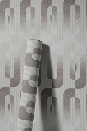 Papier peint graphique - peint, avec