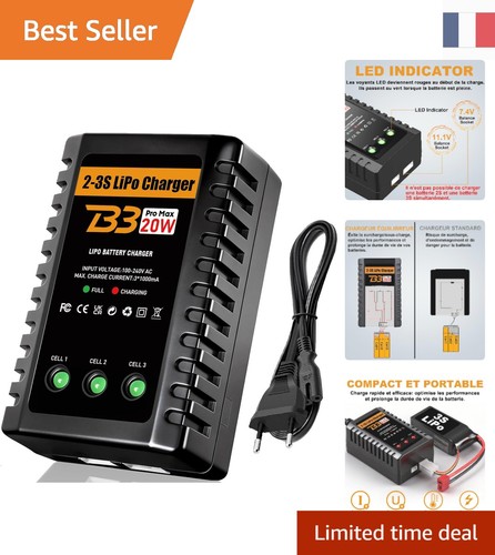 Compact chargeur lipo 3s - compact, 2s/3s