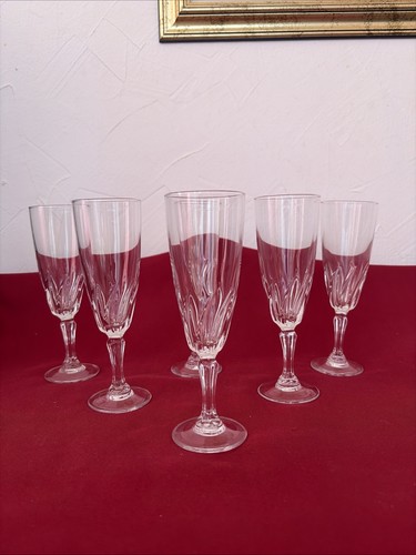 Flûtes champagne cristal - 6,