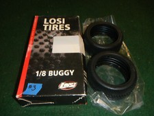 RC CAR Losi LOSA7770P Kingpin / King-Pin Tires (2) No Foam 1/8 Buggy