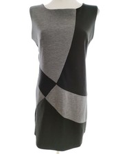 ✨ PAPRIKA Robe Pull pour Femmes Gris S Sans manches Encolure ronde ✨