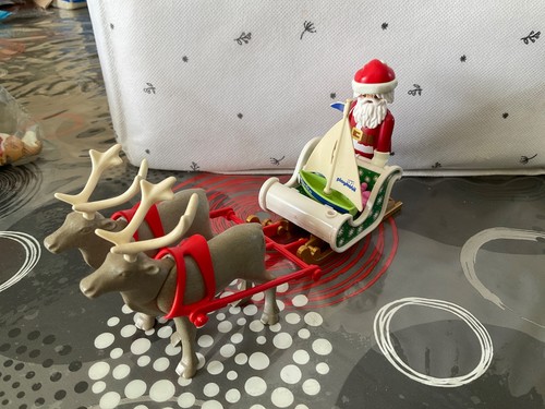 Playmobil traineau blanc - traineau,