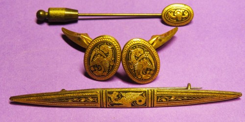 Boutons manchettes epingle - de,