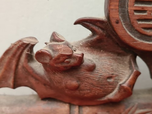 Ancien miroir bois sculpté - ancien,