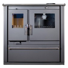 Poêle à bois avec four et